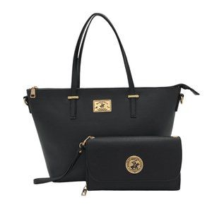 Beverly Hills Polo Club Tote and Wallet Combo